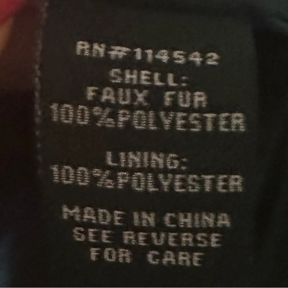 Emerald Green Faux Fur Jou Jou Jacket - size small. New with tags - Picture 7 of 8